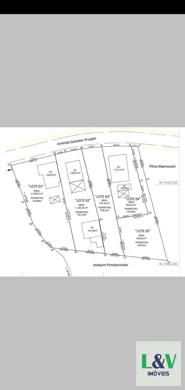 Terreno à venda, 850m² - Foto 1